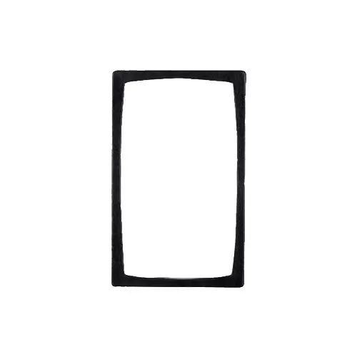 GET 82742B23 Bugambilia Tile Inset, 21-11/16" x 13-1/4" Stainless Steel with One Rectangular Cut-Out
