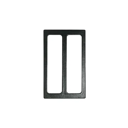 GET 82744A25 Single Tile, 20-13/16" x 12.75" Stainless Steel with Two Rectangular Openings