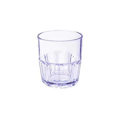 GET 9909-1-BL Bahama Rock Tumbler, 9 Oz., 3-1/4" Dia × 3-1/2" H, Blue, SAN, BPA Free, NSF - Dozen