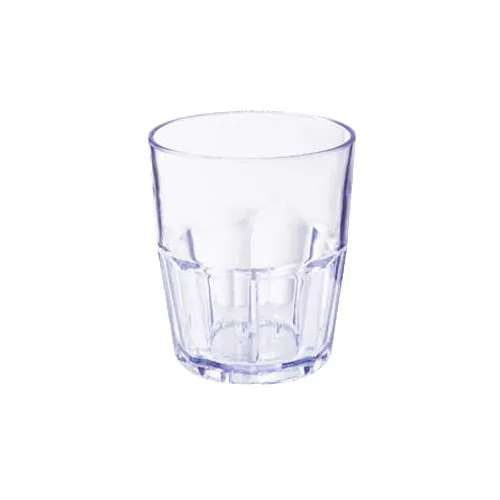 GET 9912-1-BL Bahama Double Rock Tumbler, 12 Oz, 3-1/2" Dia x 4" H, Blue, Smooth, SAN, 1 Dozen