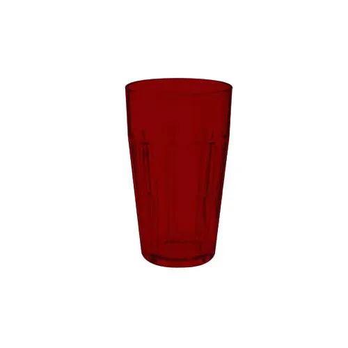 GET 9920-1-R Bahama Cooler Tumbler, 20 Oz, Red, SAN, 3-5/8" Dia. x 6-1/10"H, BPA Free, 1 Dozen