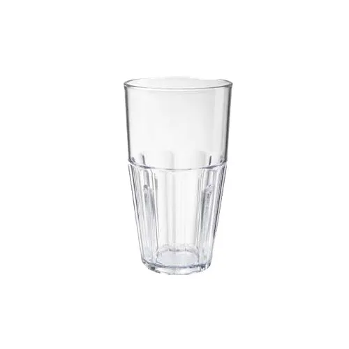 GET 9932-1-CL Bahama Cooler Tumbler, 32 Oz, Clear, SAN, Smooth, 4-1/8" Dia. x 7-1/4"H, 1 Dozen