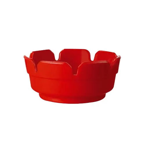 GET AT-4-R Ashtray/Cigar Tray, 4" Break-Resistant, Dishwasher Safe Melamine, Red - 1 Dozen