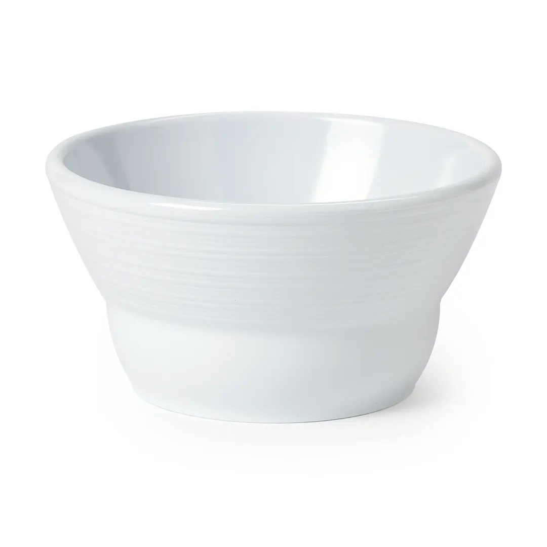 GET B-10-MN-W Minski™ Bowl, 8-9 oz, 4-1/2" Dia x 2" H, White Melamine, Dishwasher Safe - 1 Dozen