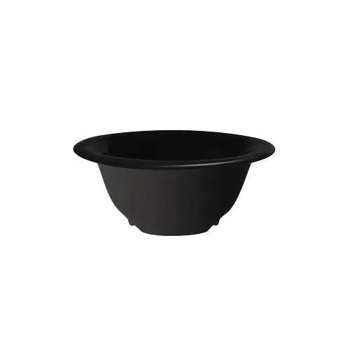 GET B-105-BK - Black Elegance™ 5.5" Bowl, 10‑11 Oz Melamine, Black, Dishwasher Safe - 1 Dozen