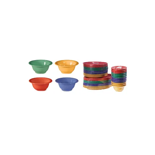 GET B-105-MIX Mardi Gras™ Bowl, 5½" Dia, 10‑11 oz, Melamine, Assorted Colors - 1 Dozen