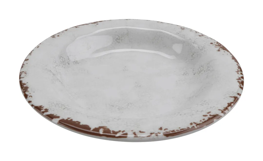 GET B-110-FM 10‑Oz Enamelware Bowl for Salad, Pasta & Soup, 6.7"W x 10"D x 6.70"H - Dozen