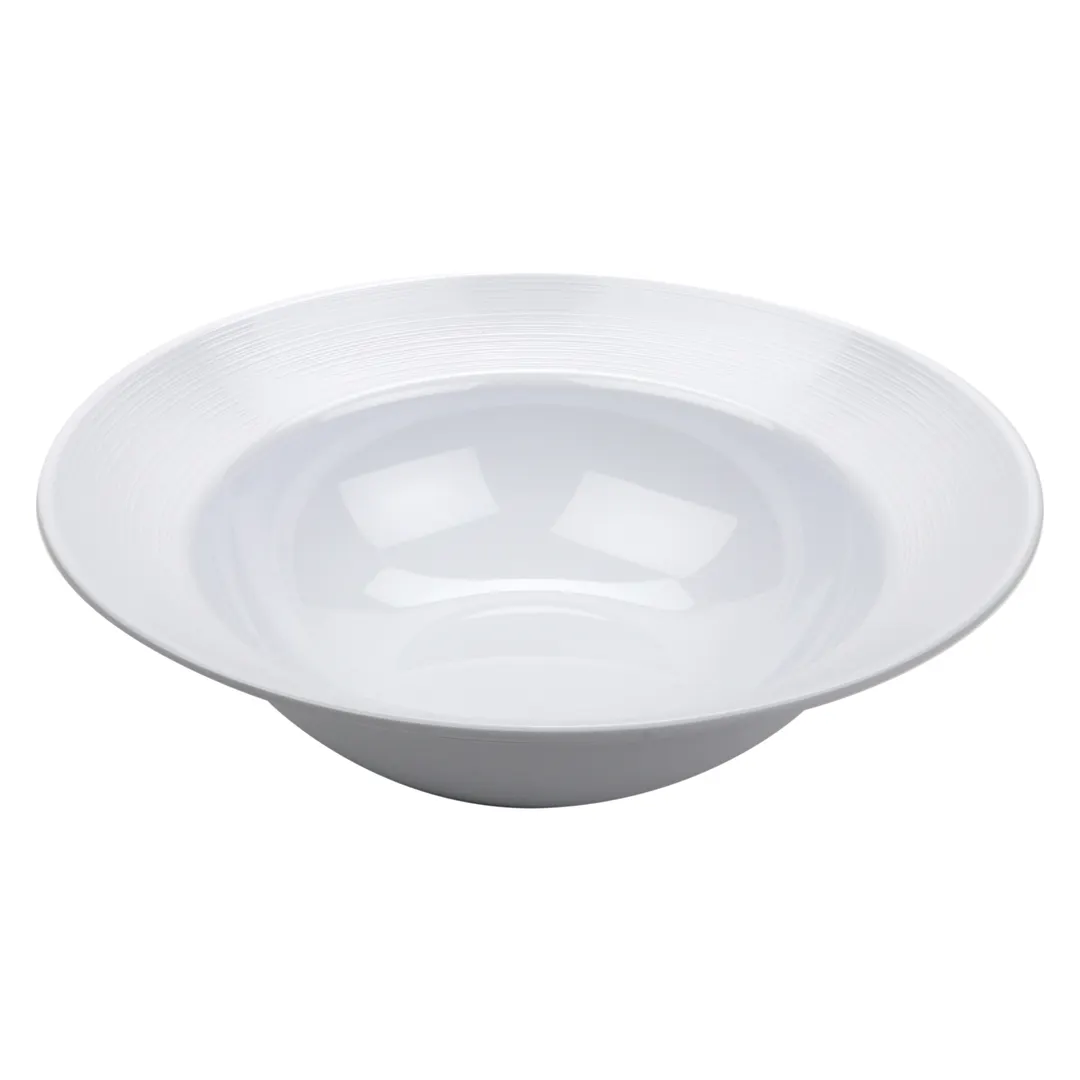 GET B-128-MN-W Minski™ Bowl, 4 Qt., 16" Dia. x 4-3/4"H, Round, Melamine, White
