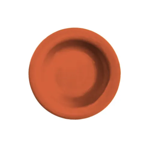 GET B-139-RO Diamond Mardi Gras™ Bowl, 13 oz, 9-1/4" dia x 1-1/4" H, Orange Melamine - 1 Dozen