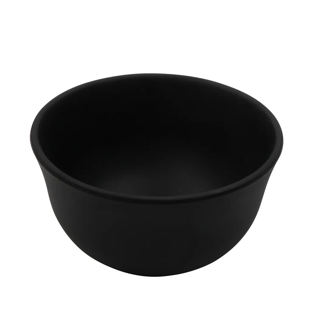 GET B-150-BK Nara™ Rice/Soup/Cereal Bowl, 14 Oz., 5" Dia. x 2-1/2"H, Melamine, Black - 1 Dozen