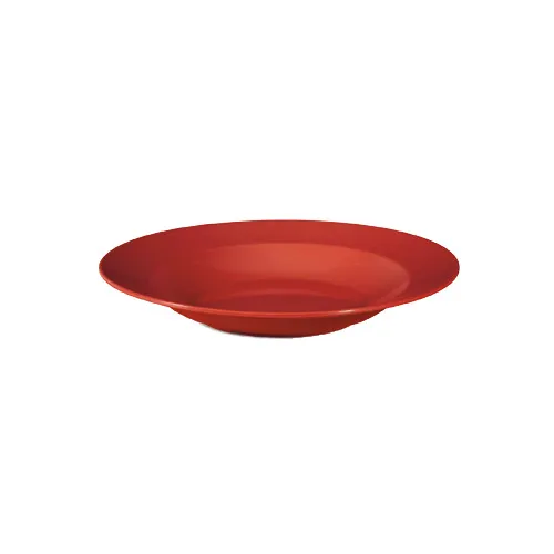 GET B-1611-CR Diamond Harvest™ Bowl, 11-1/4" Dia x 1-3/4" H, 16‑19oz Red Melamine - 1 Dozen