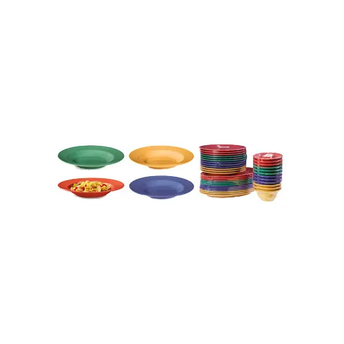 GET B-1611-MIX Mardi Gras™ Bowl, 11" Dia, 16-19 oz, BPA-Free Melamine, Assorted Colors - 1 Dozen
