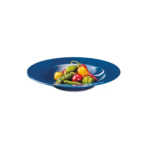 GET B-1611-TB - Texas Blue™ 16‑Oz Melamine Bowl, 11¼" Dia x 1¾" H, Wide Rim, Dishwasher Safe - Dozen