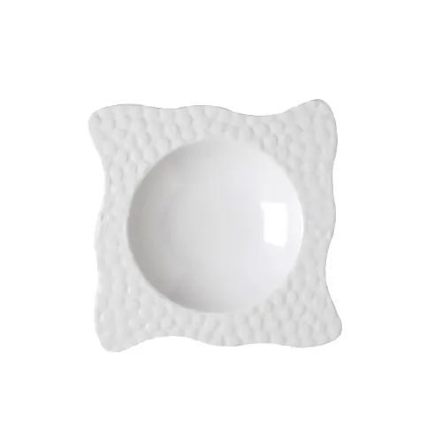 GET B-1612-W Las Brisas™ Bowl, 6 Oz, 7" Dia x 1" H, Round, Melamine, White, Dishwasher Safe, NSF