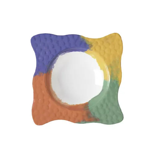 GET B-1614-CE Las Brisas Bowl, 10" Dia, 16 oz, Melamine, BPA‑Free, Break‑Resist, Dishwasher Safe