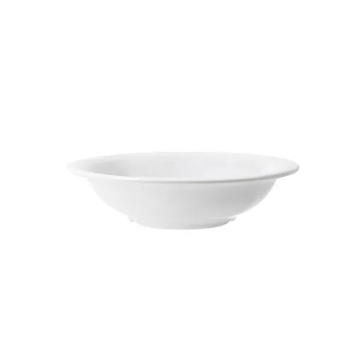 GET B-167-DW Diamond White Bowl, 7" Diameter, 16‑19 oz Capacity, Melamine, White - 1 Dozen