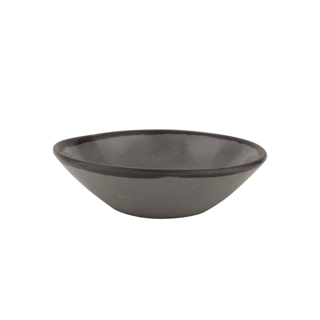 GET B-180-GR - Pottery Market™ 16‑Oz Melamine Soup Bowl, 7" Dia x 1‑3/4" H, Gray, BPA‑Free - 1 Dozen