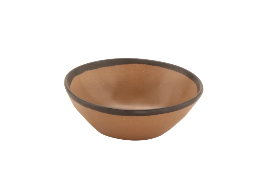 GET B-180-TP - 7" Round Melamine Salad/Soup Bowl, 16 Oz, Brown, Dishwasher Safe, NSF - Dozen