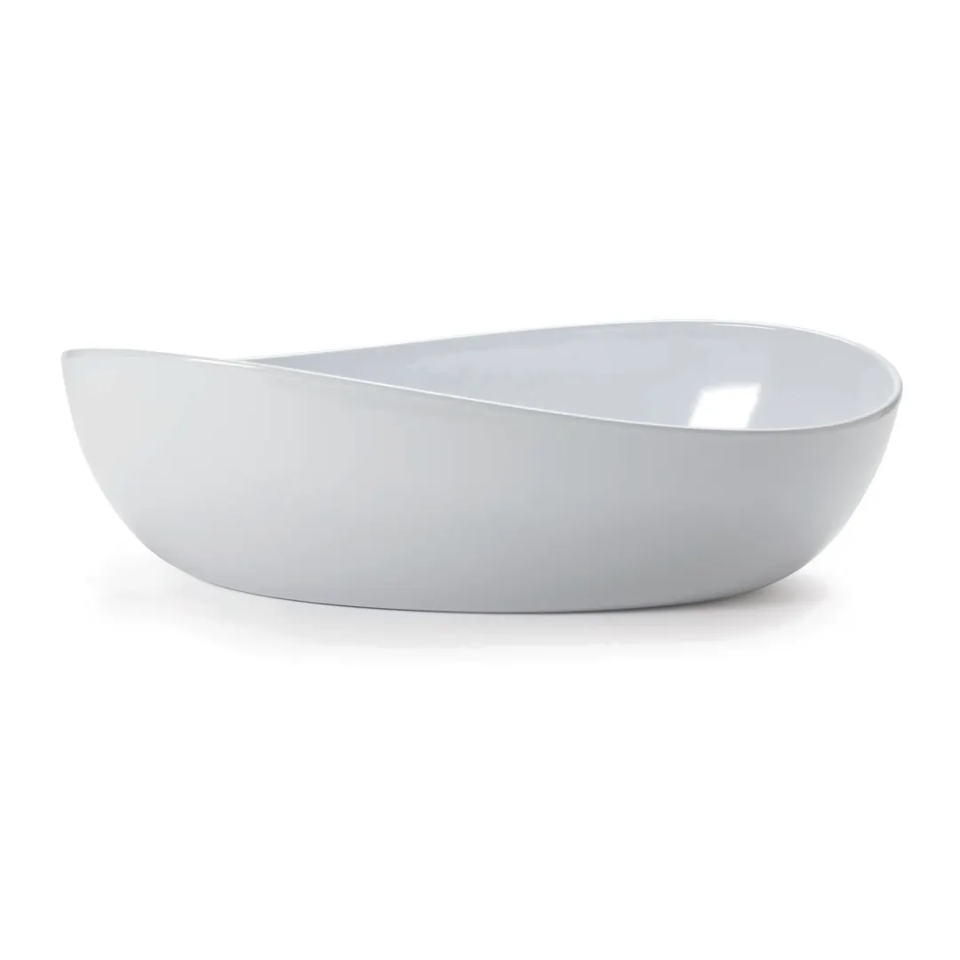 GET B-192-MA Osslo™ Bowl, 6 Qt, 16-3/4" x 10" x 3-1/2"H, Break-Resist, Melamine, Beige