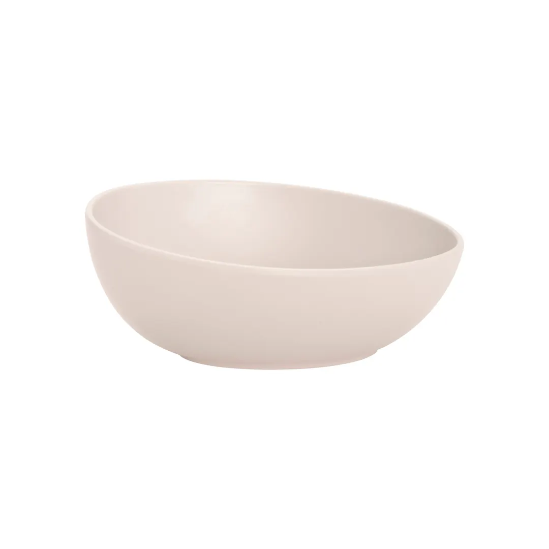 GET B-2000-LG Riverstone Salad Bowl, 15.5 Oz, 6" Dia x 2.6" H, Melamine, Gray, BPA Free - 1 Dozen
