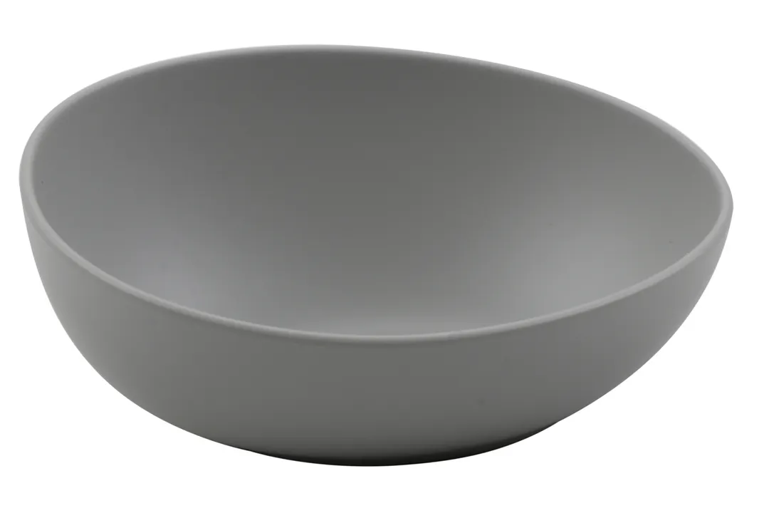 GET B-2020-LG Riverstone Soup/Salad Bowl, 7" Diameter, 20-23 oz, Gray Melamine - Dozen