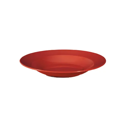 GET B-2412-CR Diamond Harvest Bowl, 24 oz, 12.5" x 2" Red Melamine, Dishwasher Safe - Dozen