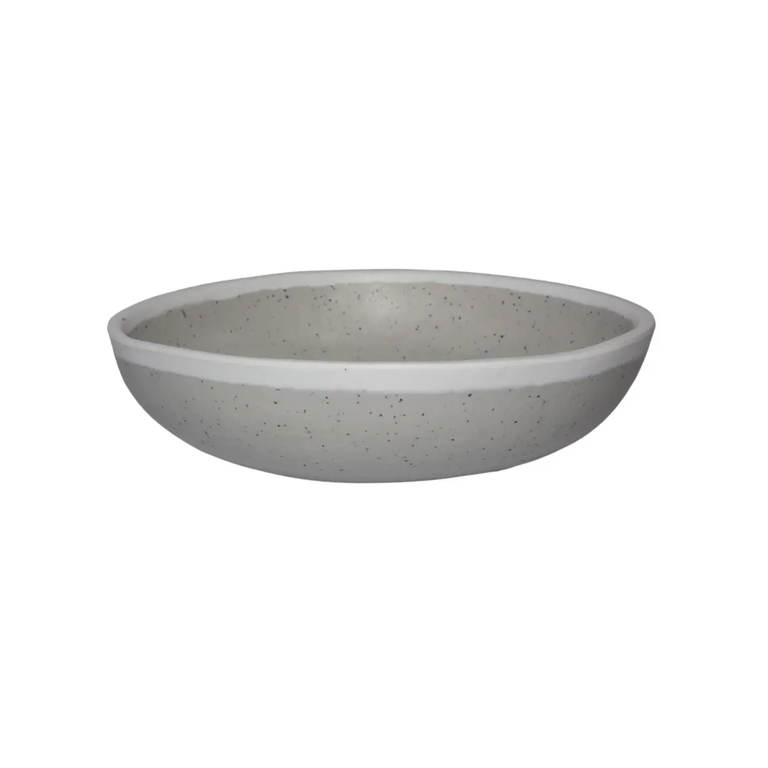 GET B-300-DVG - 14 oz Melamine Soup Bowl, 6 ¼" Dia x 2 ¼" H, Dove Gray, Dishwasher Safe - Dozen