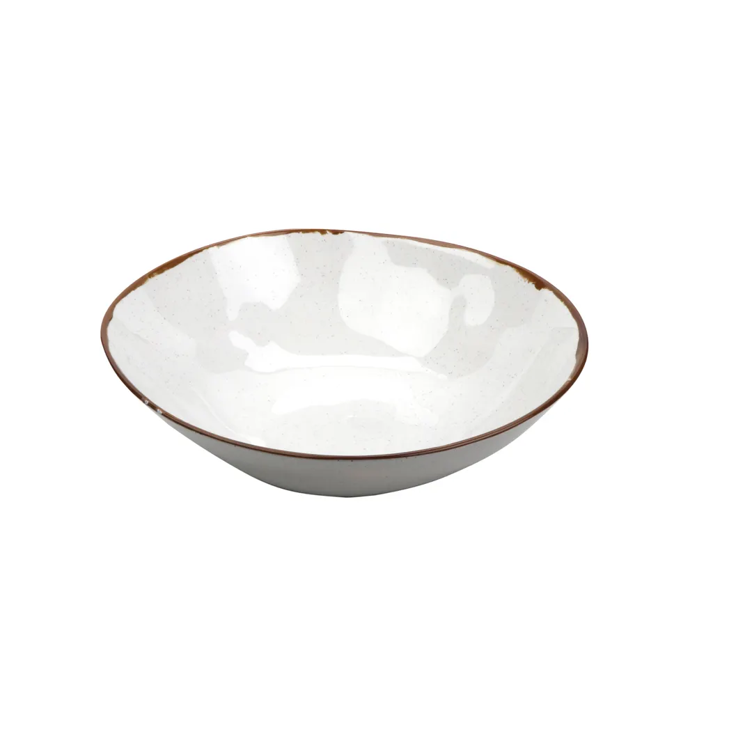 GET B-353-RM Rustic Mill™ Bowl – 11 Qt., 18" Dia. x 4-1/2" H, Melamine Dishwasher Safe BPA‑Free