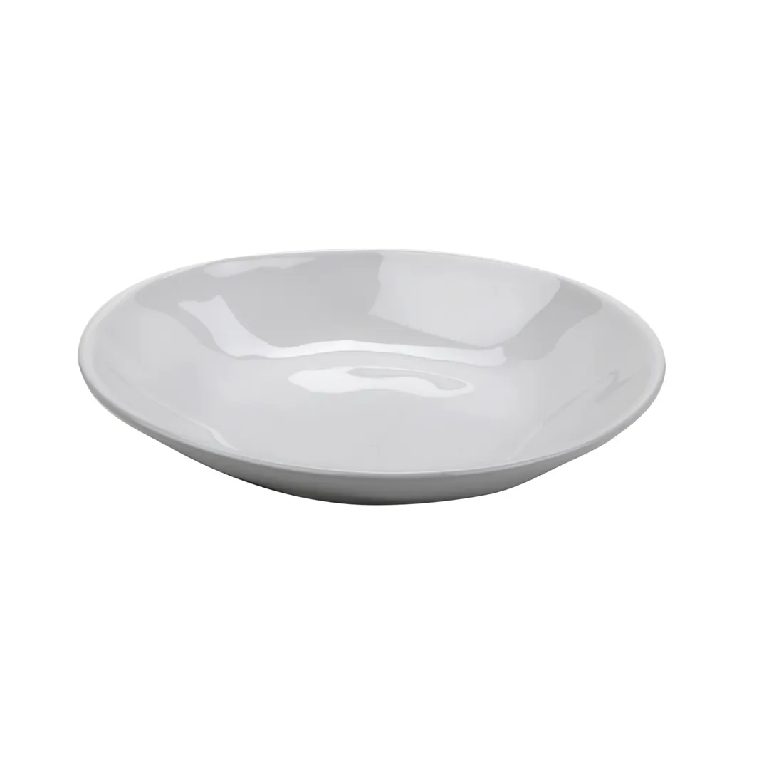 GET B-42-AM-W Arctic Mill Bowl, 10" x 1.75" (1 Quart) White Melamine Round - Dozen