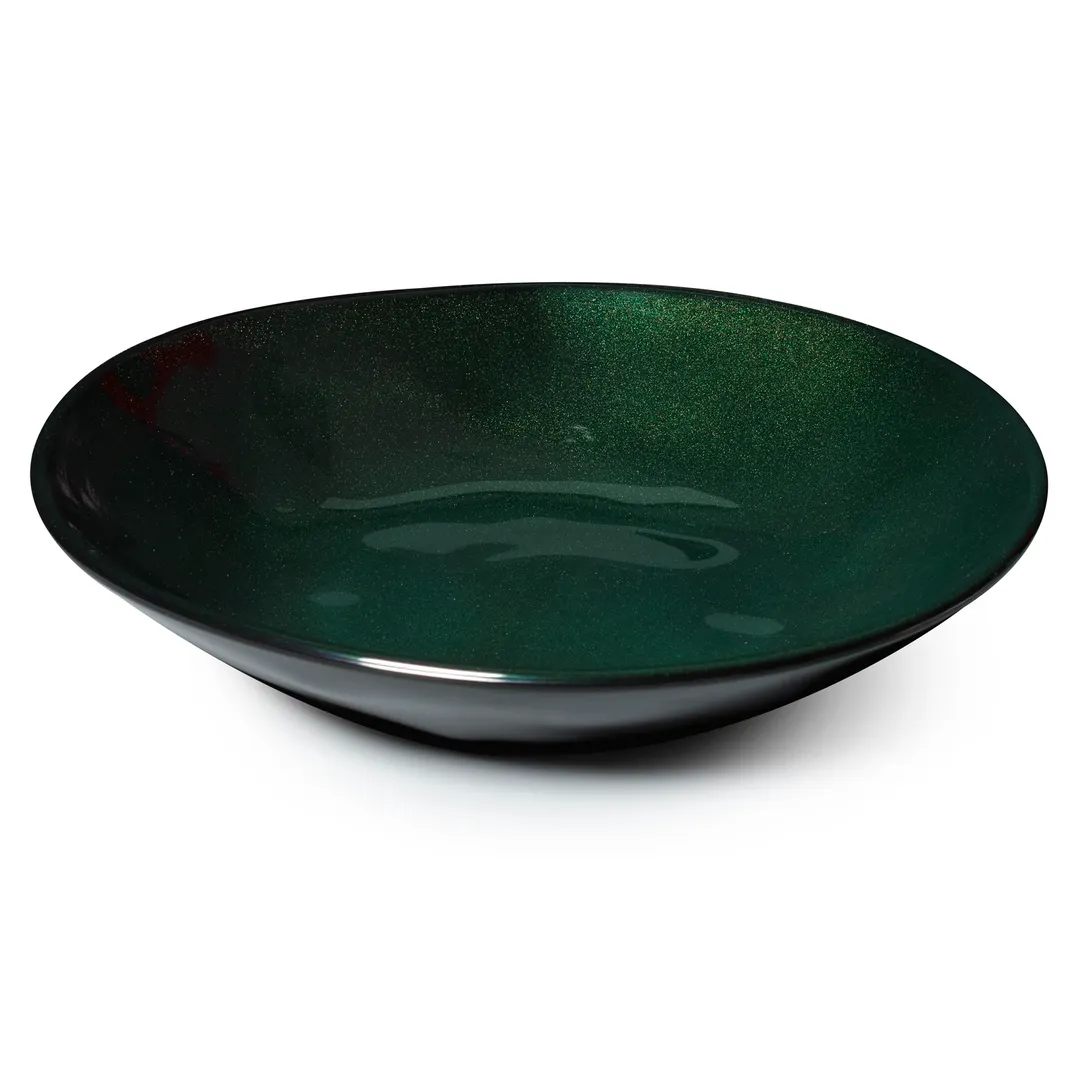 GET B-42-CSG Bowl – 10" Dia x 1.75" H, 1‑3/10 Qt, Round Green Melamine, Dishwasher Safe - Dozen