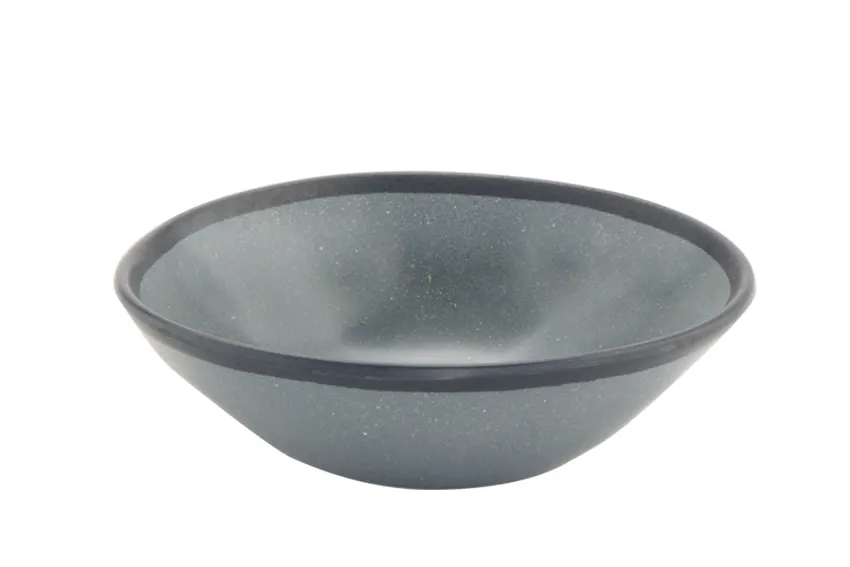 GET B-420-GR - 10" x 1.75" Melamine Bowl, 1.3 Qt, Gray, NSF, BPA‑Free, Dishwasher Safe - Dozen