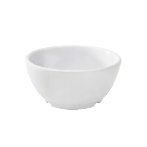 GET B-45-DW Diamond White™ Bowl, 4" Dia x 2¼" H, 10-11 oz, White Melamine, Dishwasher Safe - 1 Dozen