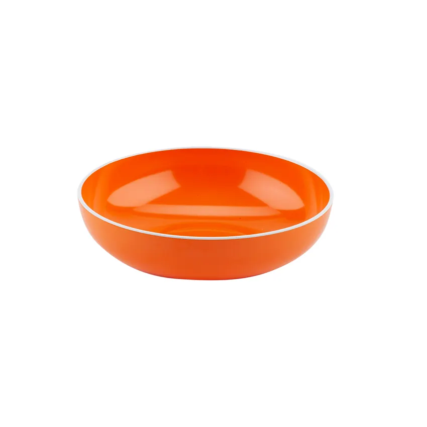 GET B-46-TG Soup Bowl, 9" Dia X 2-1/2" H, 1.7 Qt, Melamine, Tangerine Orange - Dozen