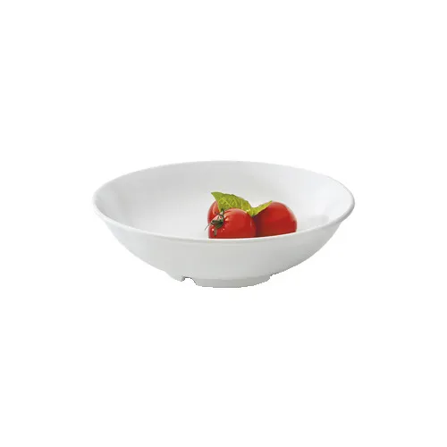 GET B-48-DW Diamond White™ Bowl, 9" Diameter, 1-9/10 Qt (34 oz), Melamine, White, BPA-Free - 1 Dozen