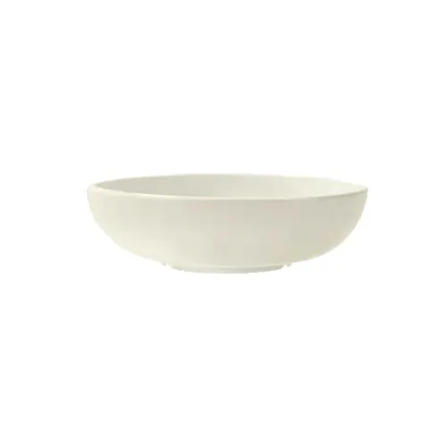 GET B-49-DI Diamond Ivory Bowl, 9" Dia x 2.5" H, 1-9/10 Qt, Melamine, Break‑Resist, NSF - Dozen