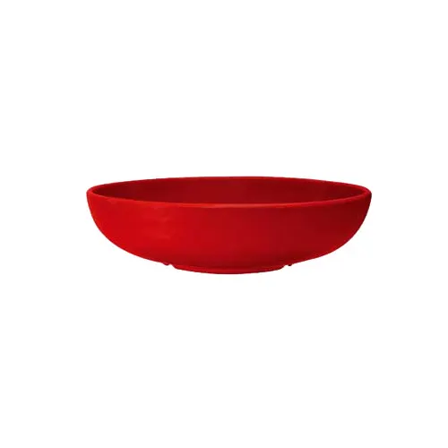 GET B-49-RSP Red Sensation Bowl – 9" Dia x 2.5" H, 1‑9/10 Qt, Round Melamine, Red - 1 Dozen