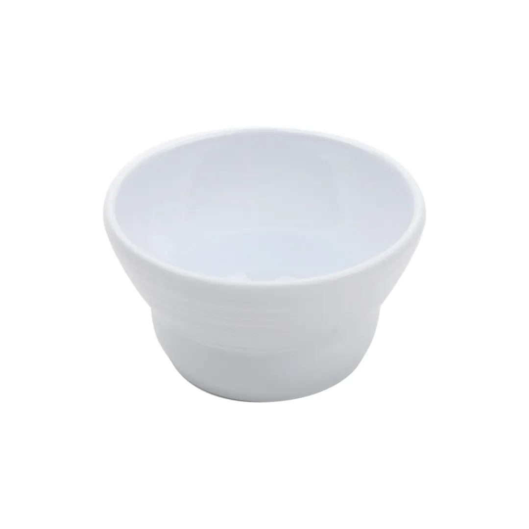 GET B-5-MN-W Minski Dish, 5 Oz. White Melamine Bowl – 3-1/2" Dia, 1-3/4" H, Dishwasher Safe – 1 Dozen
