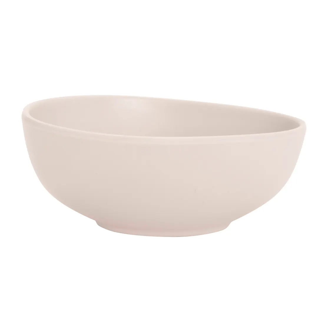 GET B-500-LG Side Dish Bowl, 4.5 Oz., 3-9/10" Dia. x 1-3/5" H, Light Gray, Melamine, 1 Dozen