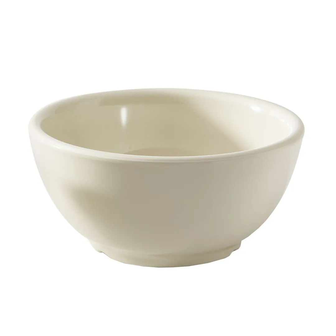 GET B-525-DI Diamond Ivory™ Bowl, 5" Dia x 2½" H, 16-19 Oz, Melamine Ivory - 1 Dozen