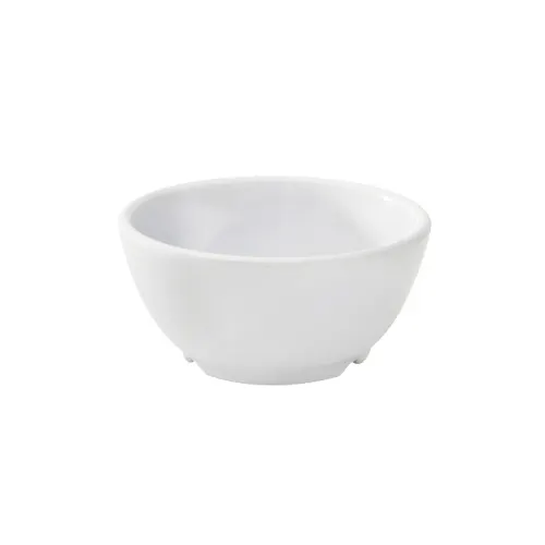 GET B-525-DW Diamond White Bowl, 5¼" Dia x 2½" H, 16‑19 Oz, Melamine, Dishwasher Safe - 1 Dozen