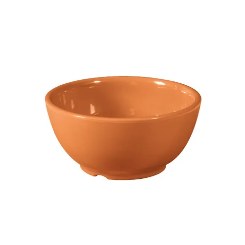 GET B-525-PK Diamond Harvest™ Bowl, 5.25" Dia, 16-19 oz, Orange Melamine - 1 Dozen