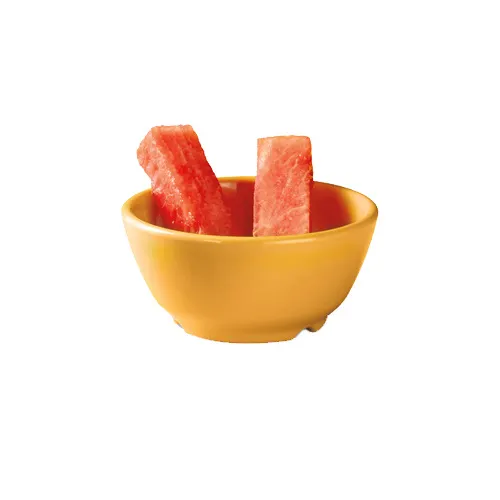 GET B-525-TY Diamond Mardi Gras™ Bowl, 5" x 2½" H, 16‑19 oz, Yellow Melamine, NSF - 1 Dozen