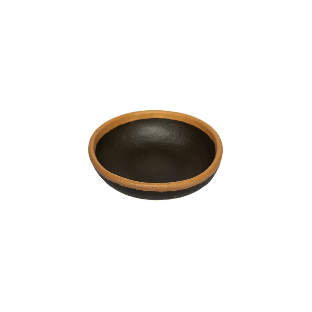 GET B-55-BR Pottery Market Ramekin, 4.5 oz, 4-1/2" dia. x 1"H, Melamine, Brown, 1 Dozen