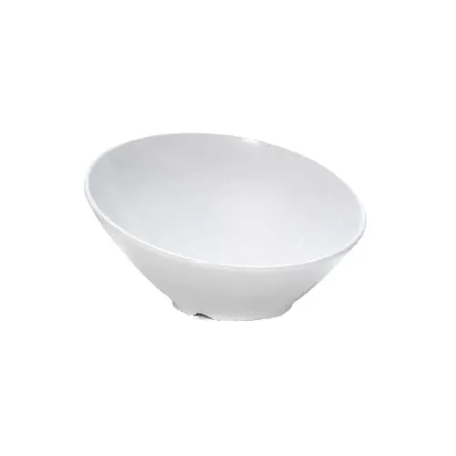 GET B-782-W San Michele® Bowl, 14‑Oz Capacity (19.2 Oz Rim Full), 7" x 3‑4/5" H, White Melamine