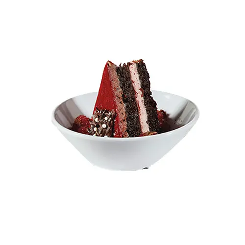 GET B-784-W San Michele 5-1/2 Oz. White Melamine Bowl, 4-3/4" Dia. 2-3/4" H, Dishwasher Safe, NSF