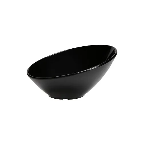 GET B-785-1-BK Black Elegance 10 Oz. Bowl, 6" Dia. x 3" H, Melamine, BPA‑Free, Dishwasher Safe
