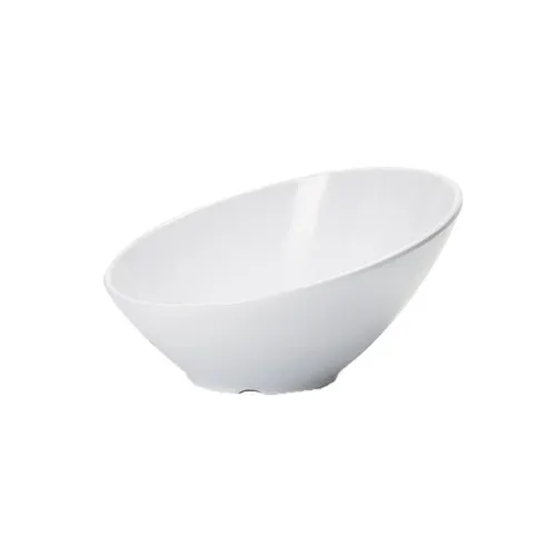 GET B-785-1-W San Michele 10oz White Melamine Bowl, 6" Dia. x 3"H, Break‑Resistant, Dishwasher Safe
