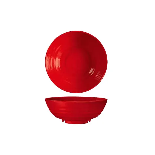 GET B-787-RSP - Red Bowl, 7-3/4" Dia x 3" H, 1-1/10 Qt, Melamine, Dishwasher‑Safe - 1 Dozen