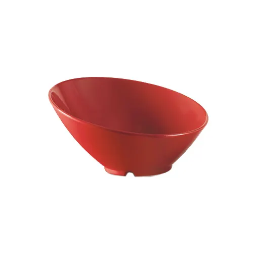 GET B-788-CR Diamond Harvest Bowl, 8" Round, 16-19 oz, Red Melamine, Cascading, Dishwasher Safe, NSF