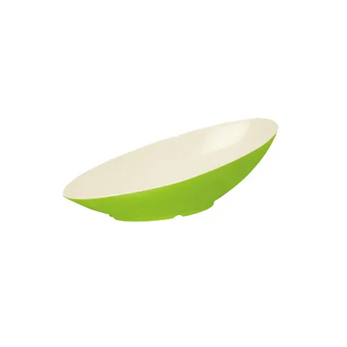 GET B-798-KL Keywest™ Oval Bowl, 2.5 Qt (3.2 Qt Rim Full), 20" x 10" x 6"H, Melamine, Key Lime, NSF